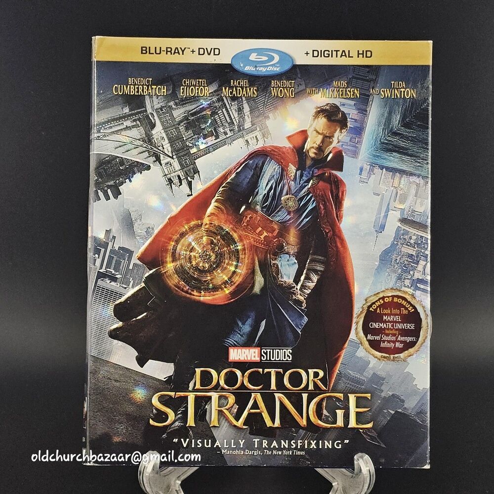 Doctor Strange Blu-ray + DVD + Digital HD Marvel 2016 Benedict Cumberbatch